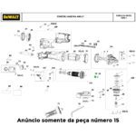 Pinhao para Esmerilhadeira Angular Dwe4314-b2 Dewalt N423537 - Imagem 3