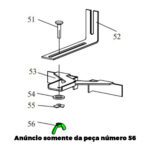 Porca Borboleta M6 para Tupia St55-b2 Stanley N895893 - Imagem 3