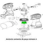 Retentor do Rolamento para Lixadeira Roto e Orbital Bdero100-b2 Black e Decker 380405-00 - Imagem 3