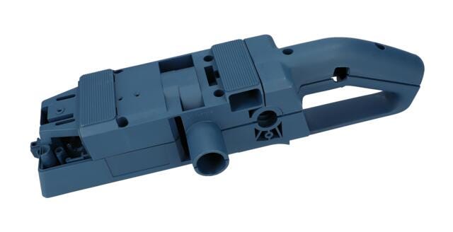 2605104549 Carcaca Do Motor AZUL Para Lixadeira Angular GBS 75 AE Bosch 2605104549 - Imagem 1
