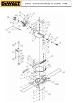 Serra Esquadria DW714-B2 220V Tipo 1 Dewalt - Imagem 2