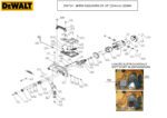 Serra Esquadria DW714-B2 220V Tipo 1 Dewalt - Imagem 5
