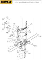 Serra Esquadria DW714-B2 220V Tipo 1 Dewalt - Imagem 7