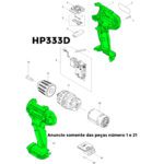 Conjunto de Caixa para Parafusadeira Bateria 12v Hp333dwye Makita 183k90-5 - Imagem 4