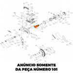 Conj Rotor 220v para Serra Esquadria Dw714-b2 Dewalt N478621 - Imagem 3