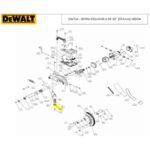 Suporte da Mola para Serra Esquadria Dw714-b2 Dewalt N478589 - Imagem 3